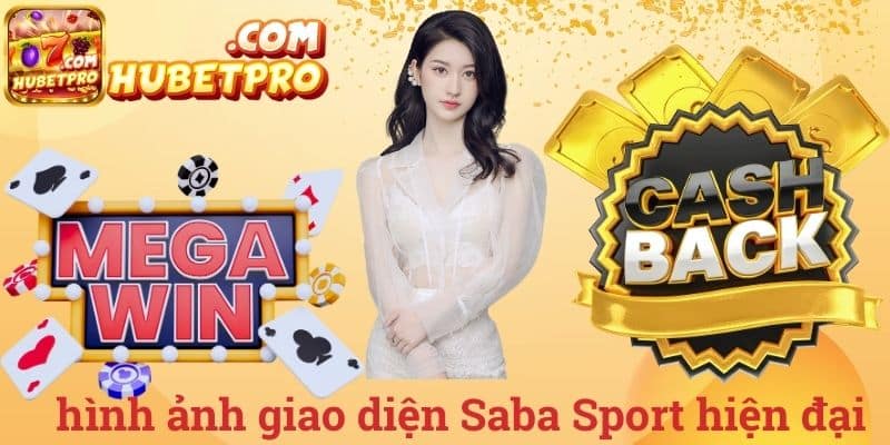 Hình ảnh giao diện Saba Sport hiện đại